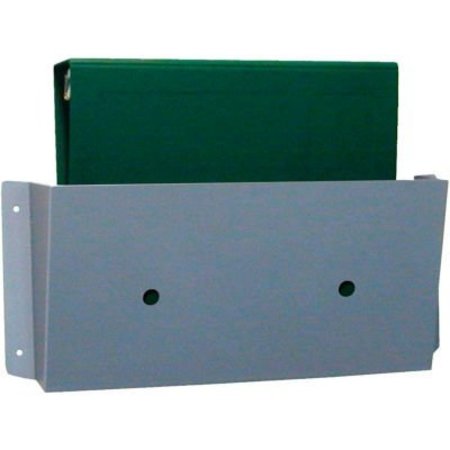 OMNIMED Omnimed® Medium Wall Pocket, 14"W x 7"H, Anodized Aluminum 255713